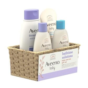 Aveeno Baby Bathtime Solutions Baby & Me Gift Set ... - Image 7