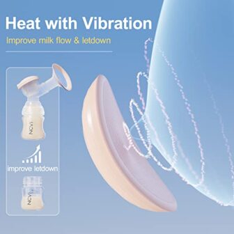 NCVI Warming Lactation Massager, Heat & Vibration,... - Image 3