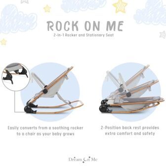 Dream on Me Rock With Me 2-in-1 Baby Rocker and St... - Image 7