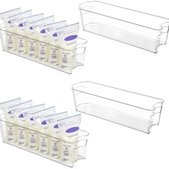 Vtopmart Breastmilk Storage Container 4PCS Set, Cl... - Image 2
