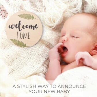 Baby Monthly Milestone Cards Sign - 7 Double Sided... - Image 3