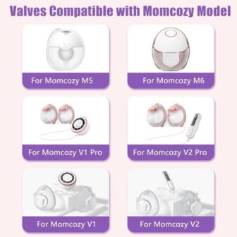 2Pcs Duckbill Valves Compatible with Momcozy M5 We... - Image 3