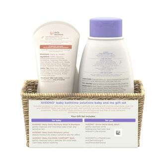 Aveeno Baby Bathtime Solutions Baby & Me Gift Set ... - Image 8