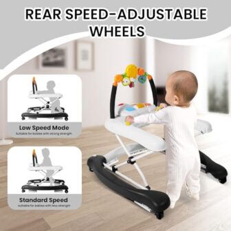 Baby Walker, 5-in-1 Baby Walkers for Boys and Girl... - Image 5