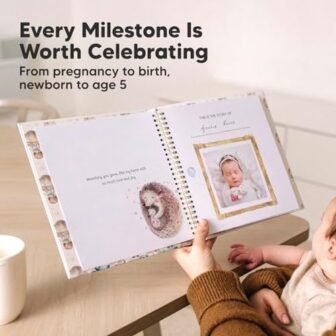 First 5 Years Baby Memory Book Girl, Boy - 90 Page... - Image 7