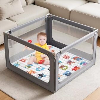 Baby Play Mat for Floor,Premium Baby Play Mat 50" ... - Image 9