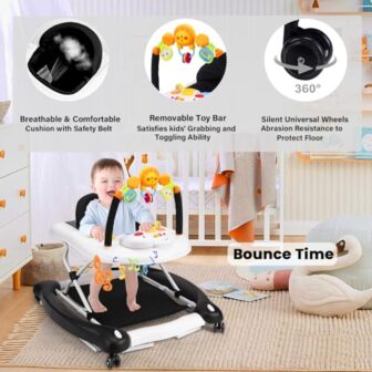 Baby Walker, 5-in-1 Baby Walkers for Boys and Girl... - Image 6