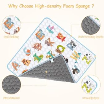 Baby Play Mat for Floor,Premium Baby Play Mat 50" ... - Image 3