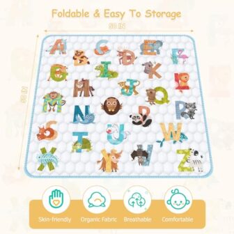 Baby Play Mat for Floor,Premium Baby Play Mat 50" ... - Image 4