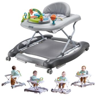 VEVOR 4-in-1 Baby Walker, Foldable Baby Activity C... - Image 2