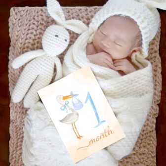Milestone Cards Baby Monthly Milestone Cards Baby ... - Image 9