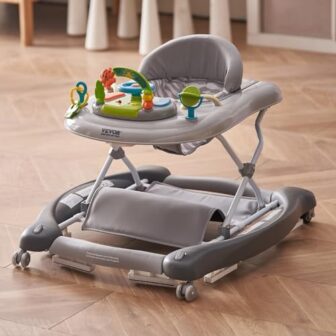 VEVOR 4-in-1 Baby Walker, Foldable Baby Activity C... - Image 9