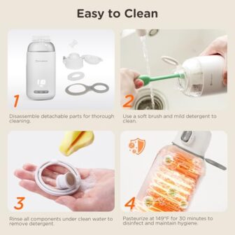 Portable Water and Milk Warmer Cordless, HIYAKOI F... - Image 5