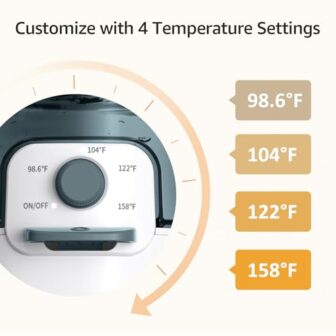 GROWNSY Instant Baby Bottle Warmer, Precise 4 Temp... - Image 4
