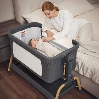 ANGELBLISS 3 in 1 Baby Bassinet, Rocking Bassinets... - Image 3