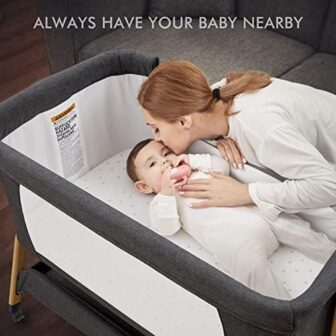 ANGELBLISS 3 in 1 Baby Bassinet, Rocking Bassinets... - Image 5