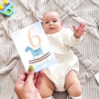 Milestone Cards Baby Monthly Milestone Cards Baby ... - Image 5