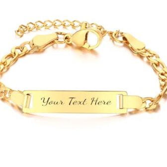 18K Gold filled baby bracelet (Gold) - Image 2