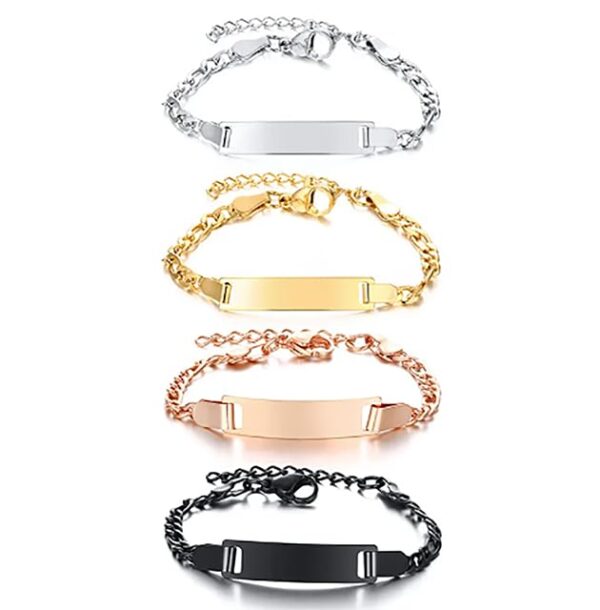 18K Gold filled baby bracelet (Gold) - Image 4