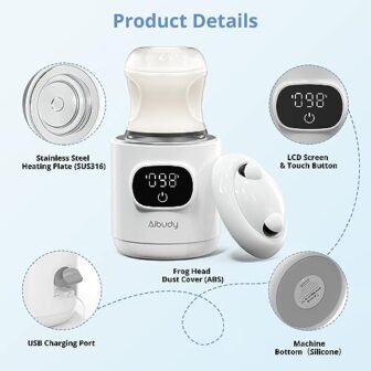 Bottle Warmer, Fast Heating Portable Bottle Warmer... - Image 8