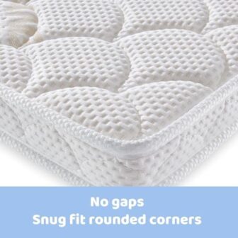 Mini Crib Mattress - 38x24x4 Inch- Dual Sided with... - Image 4