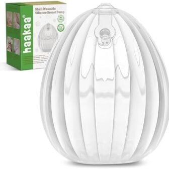 haakaa Shell Wearable Silicone Breast Pump - Silic... - Image 2