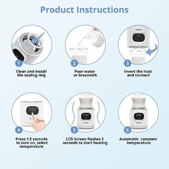 Bottle Warmer, Fast Heating Portable Bottle Warmer... - Image 9