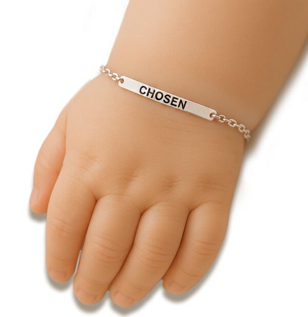 925 Silver Baby name Bracelets for Infant Girls - ... - Image 2