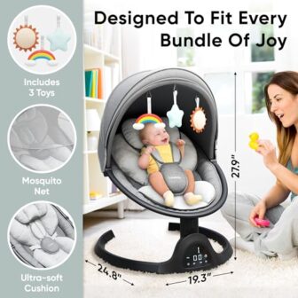 Baby Swing Newborn to 12 Months - Lulabelle Infant... - Image 4