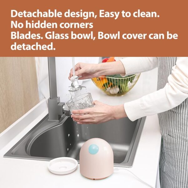 Baby Food Maker, Mini Puree Blender for Baby Fruit... - Image 7