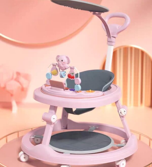 4 in 1 Folding Baby Walker, Activity Walker for Bo... - Image 2