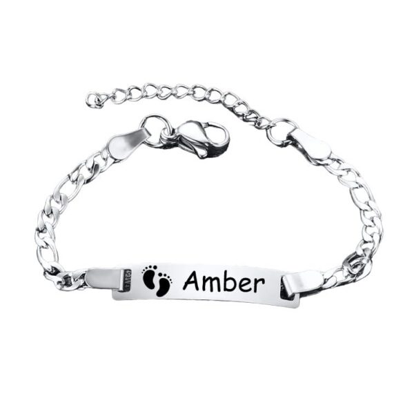 14Kt Gold Filled Baby Bracelet Personalized - Chil... - Image 2