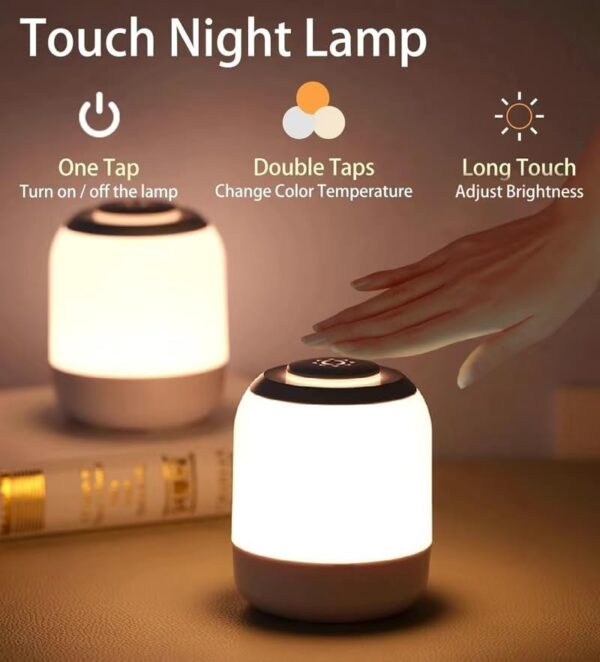 2 Pack Eye Caring Soft Night Light, Touch night li... - Image 6