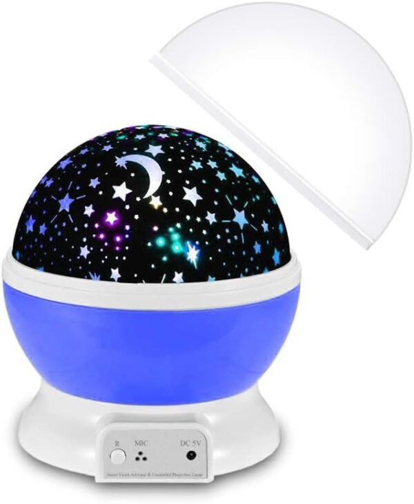 Voice Star Projector Night Light for Kids 360 Degr... - Image 2