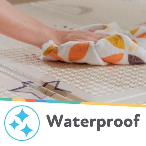 Nuby Reversible Baby Floor Mat, 77" x 58" - Foldab... - Image 5