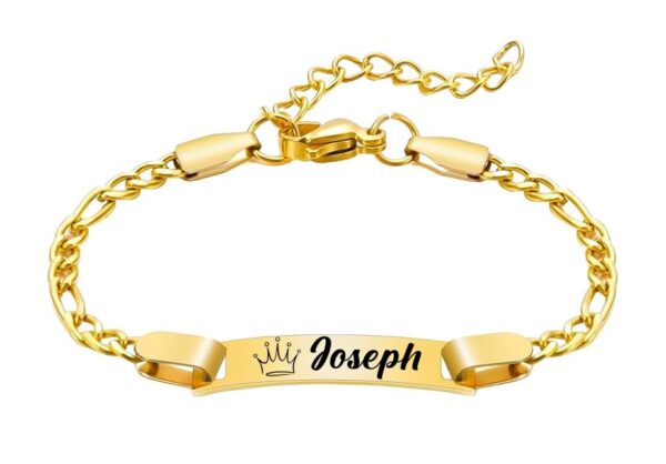 14Kt Gold Filled Baby Bracelet Personalized - Chil... - Image 6
