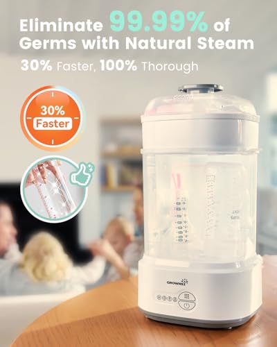 GROWNSY Bottle Sterilizer and Dryer, Compact Elect... - Image 5