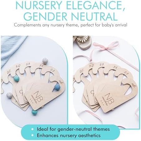 Baby Clothes Dividers for Closet – Wood Size Divid... - Image 7