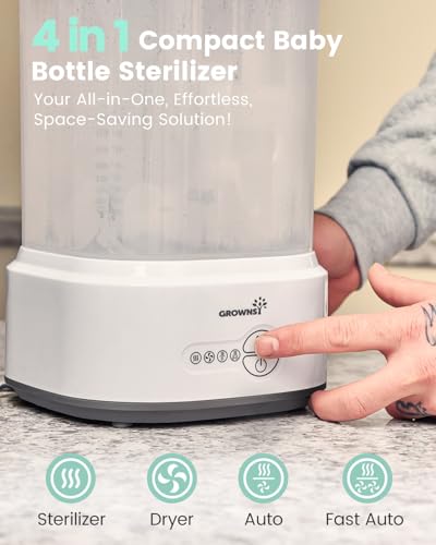 GROWNSY Bottle Sterilizer and Dryer, Compact Elect... - Image 3