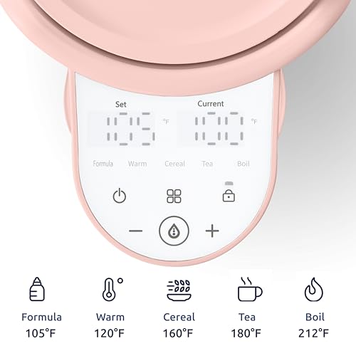 Smart Pour Warm Water Dispenser (Pink), Instant Wa... - Image 5