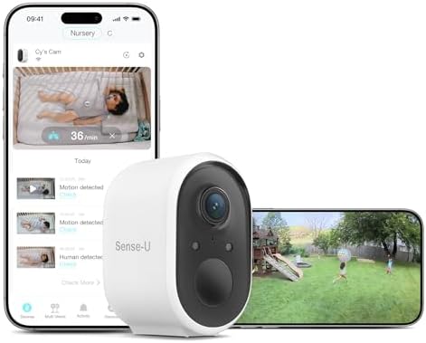 Sense-U Battery Baby Monitor Smart Security Camera... - Image 2