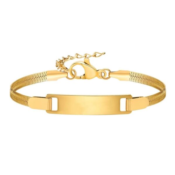 Personalized Baby Name Bracelet, 18k Gold Custom N... - Image 6