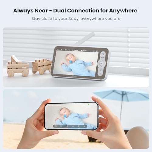 ieGeek Baby Monitor with 2K Camera and Audio - Vid... - Image 9