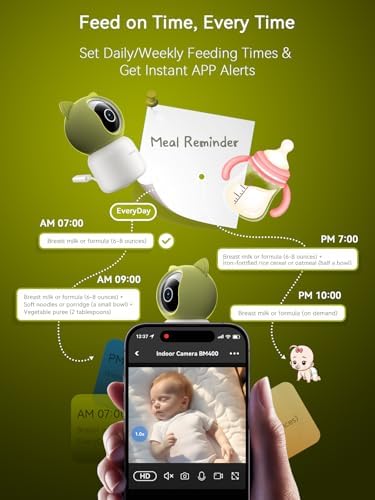 Outinput 2K 4MP WiFi Baby Monitor with Camera and ... - Image 8