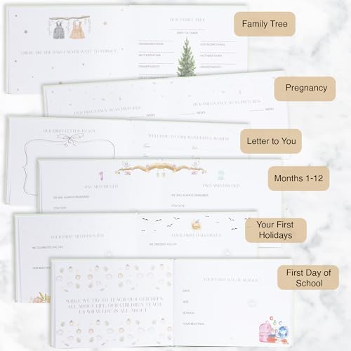 Gender-Neutral Memory Book, A Baby Keepsake Journa... - Image 4