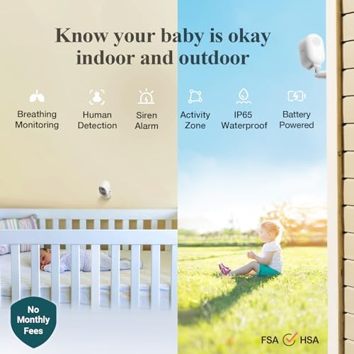 Sense-U Battery Baby Monitor Smart Security Camera... - Image 3