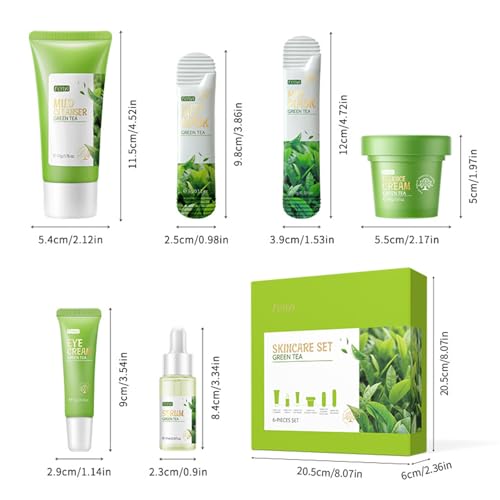 Green Tea Skincare Set, Organic Skin Care Kits Gif... - Image 6