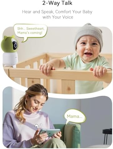 Outinput 2K 4MP WiFi Baby Monitor with Camera and ... - Image 7