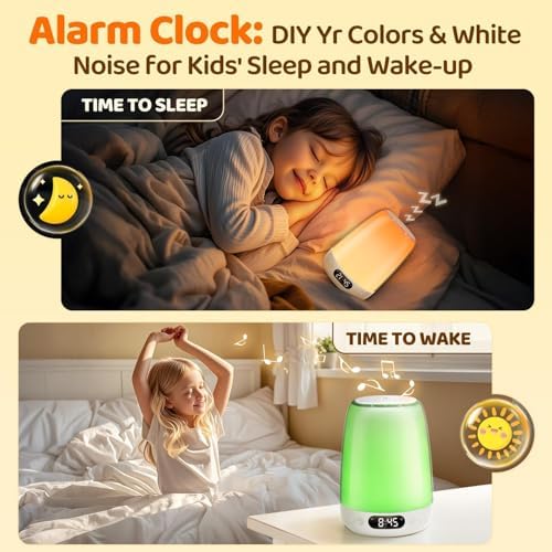 One Fire Sound Machine Baby Night Light for Kids, ... - Image 5
