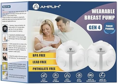 Amplim Manual Wearable in-Bra Breast Pump – Silico... - Image 2